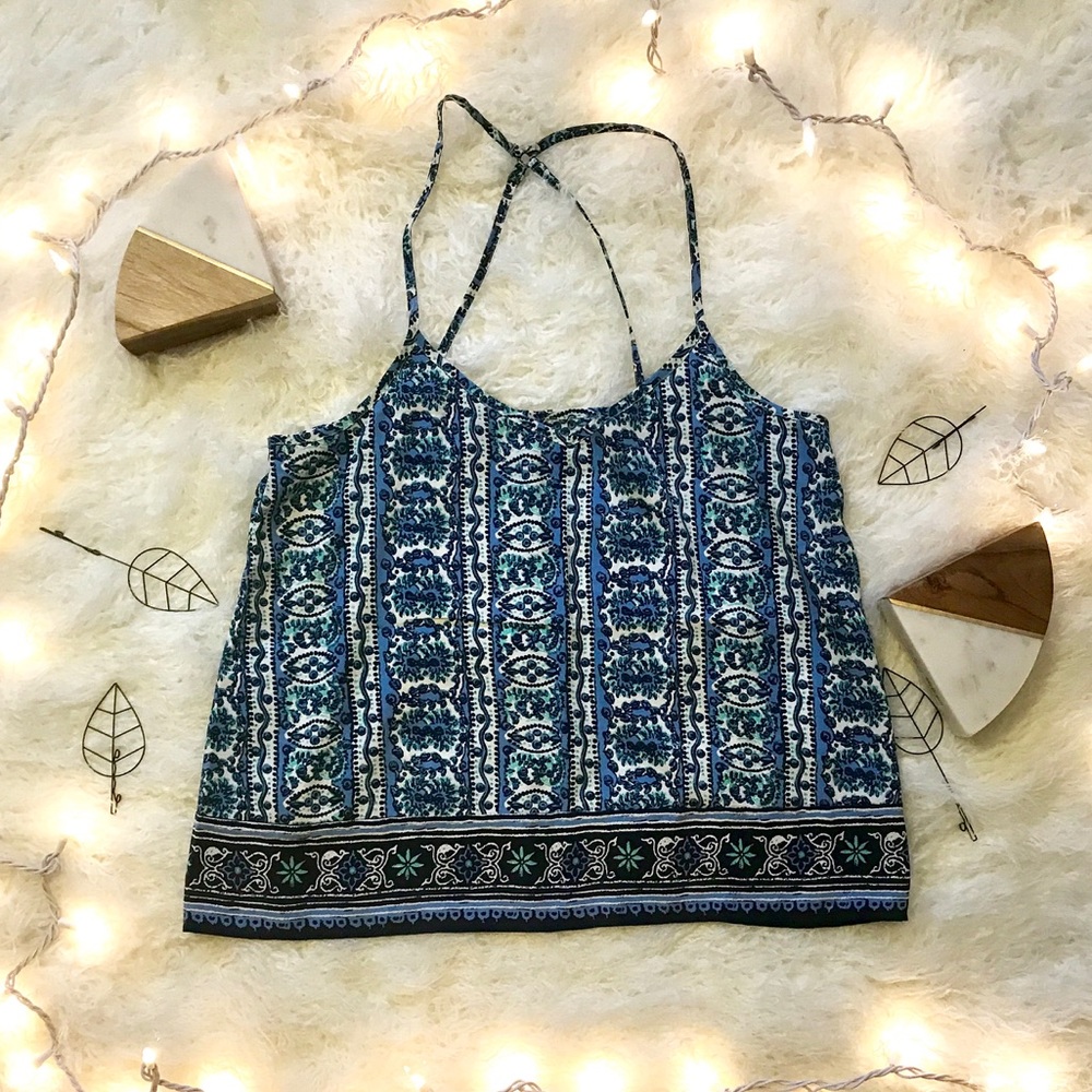 Strappy Blousey Hollister Tank!